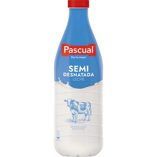 leche semidesnatada botella 1,5 l - Pascual