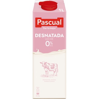 leche desnatada 0% Materia Grasa brik 1 l - Pascual