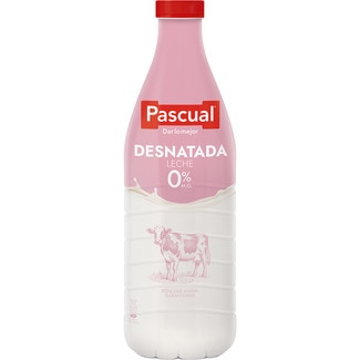 leche desnatada 0% Materia Grasa botella 1,5 l - Pascual
