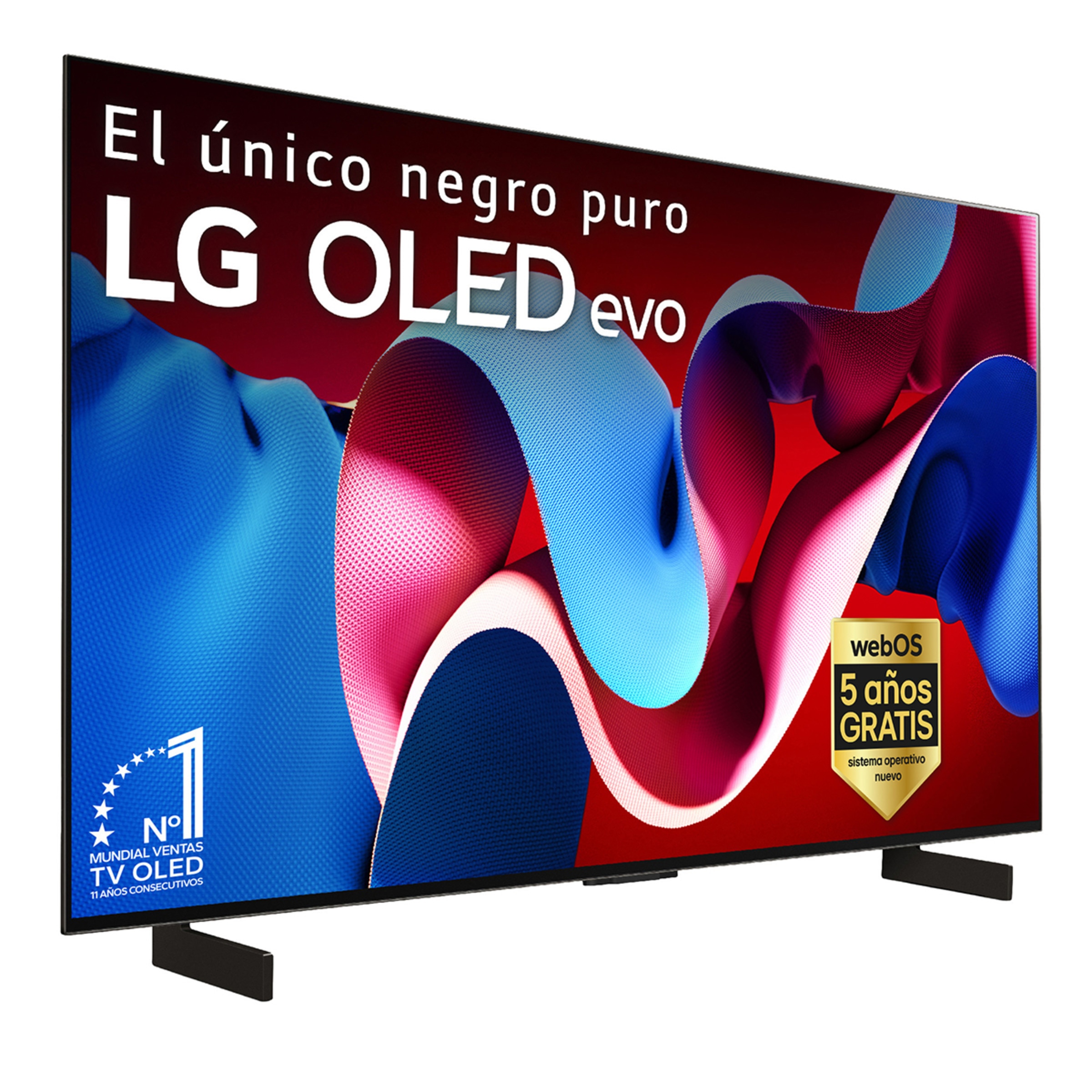 TV OLED 106cm (42") LG OLED42C45LA 4K con Smart TV WebOS24 (Reacondicionado Grado A) Negro / Marrón-1