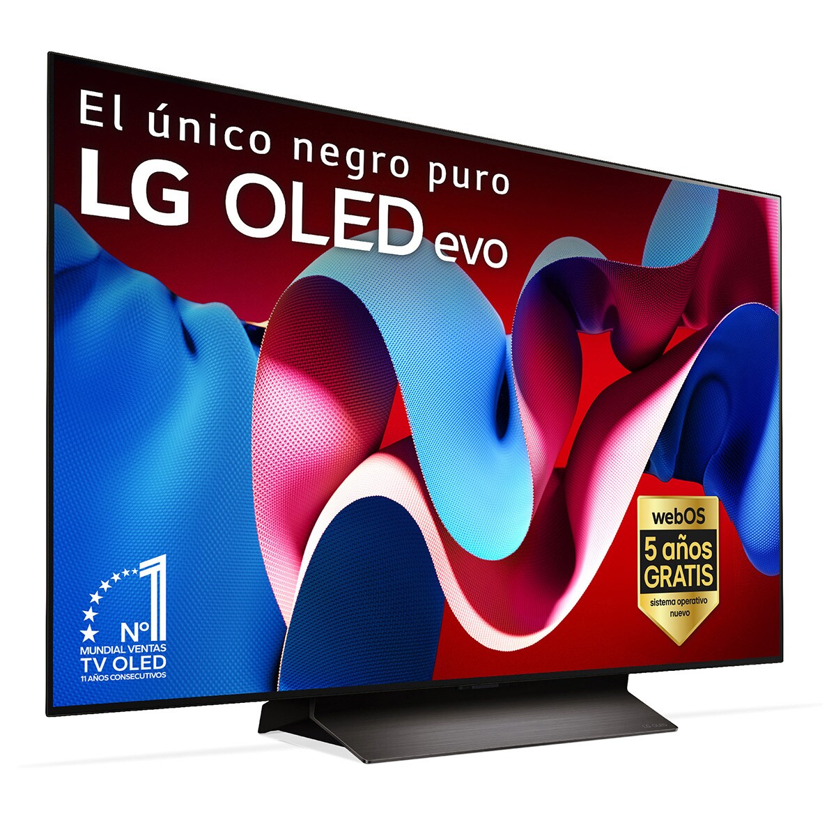 TV OLED 121cm (48") LG OLED48C46LA 4K con Smart TV WebOS24 (Reacondicionado Grado A) Negro / Marrón-1