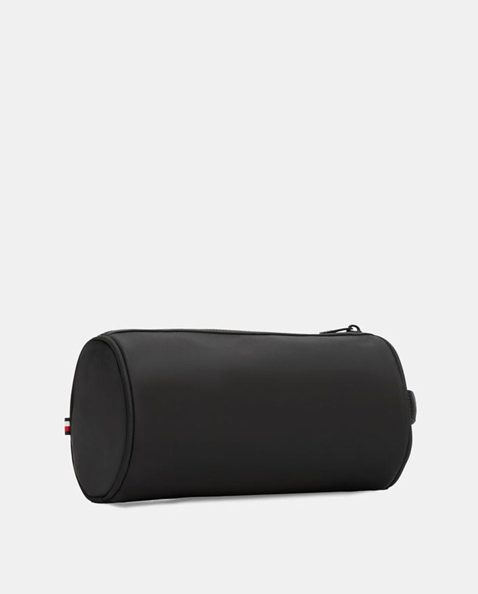 Nécessaire de Poliéster Reciclado com Desenho de Logótipo à Frente Preto-3