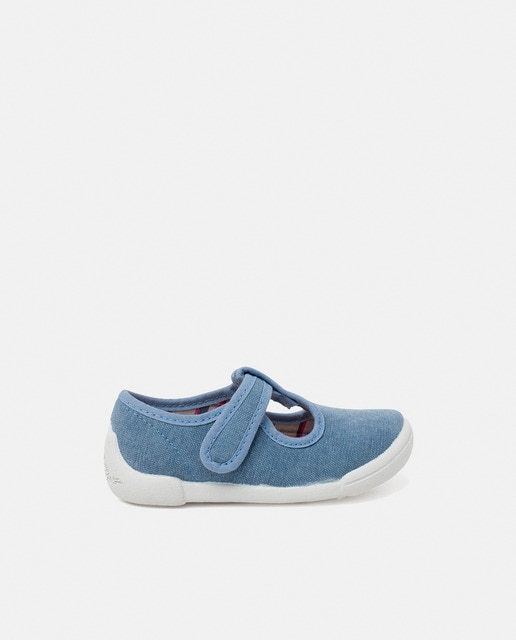 Imagen 0 de Pepitos barefoot tira adherente en azul oscuro