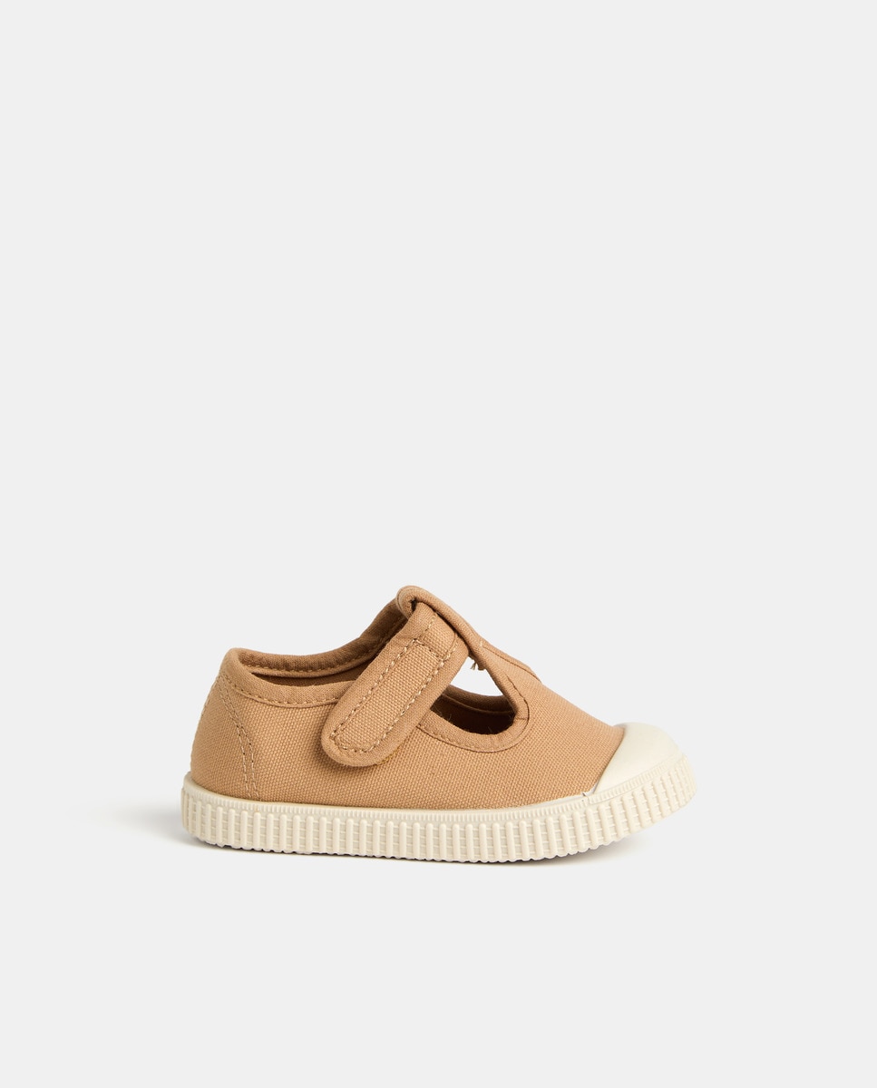 Lona bebés pepito suela flexible Kaki-1