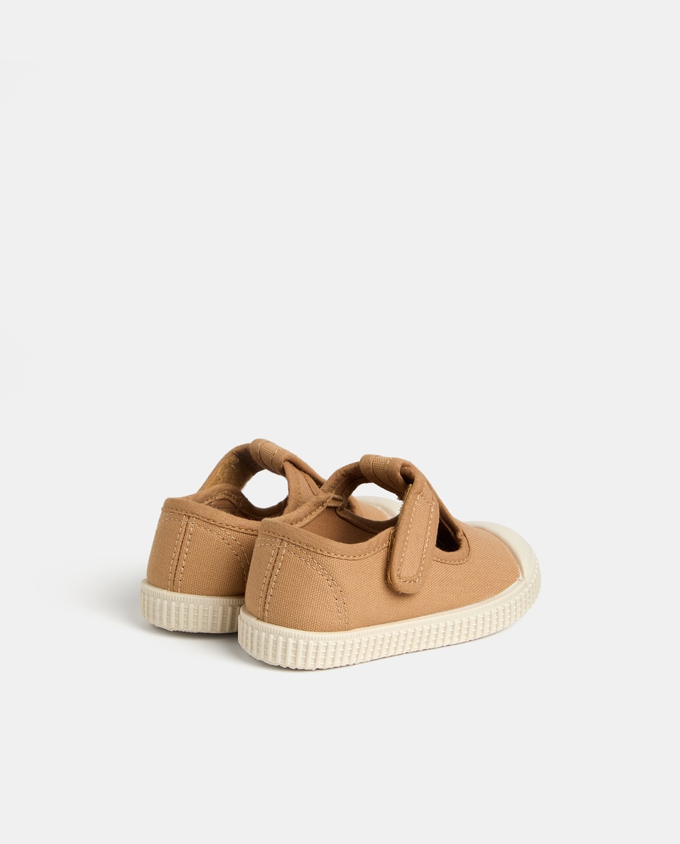 Lona bebés pepito suela flexible Kaki-3