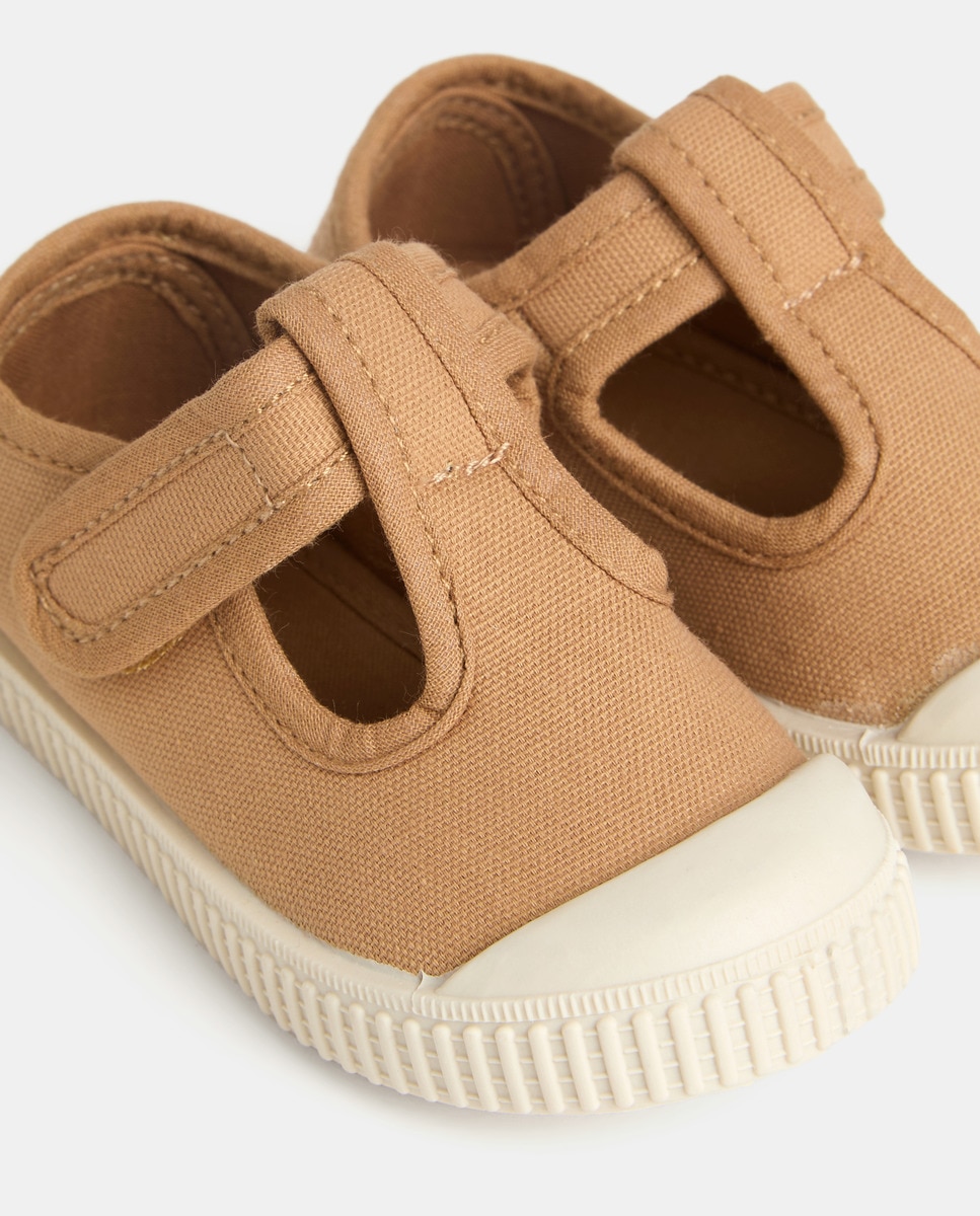 Lona bebés pepito suela flexible Kaki-5