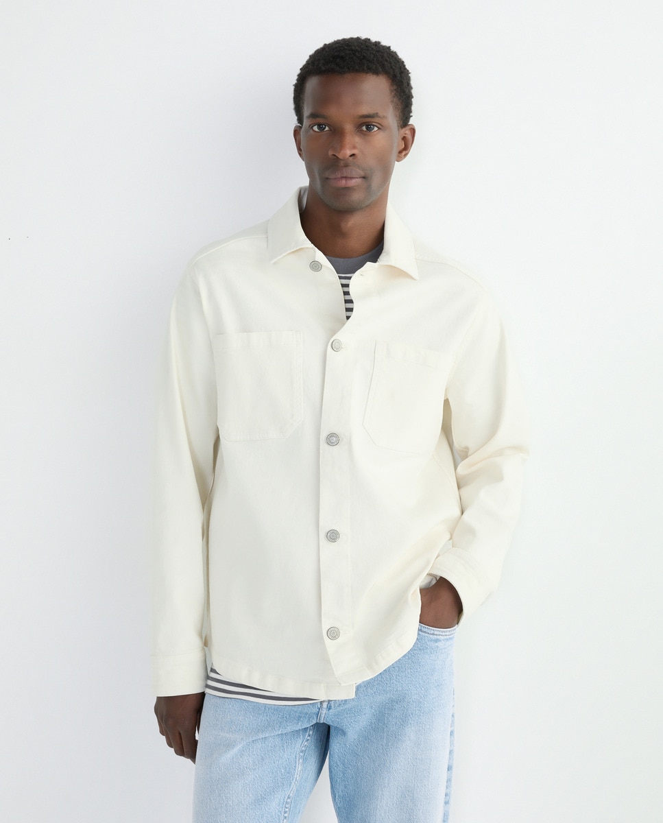Sobrecamisa hombre denim Crudo-1