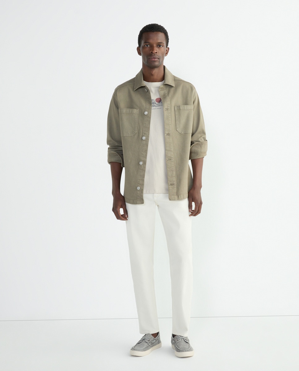 Pantalón vaquero hombre tapered fit Crudo-1