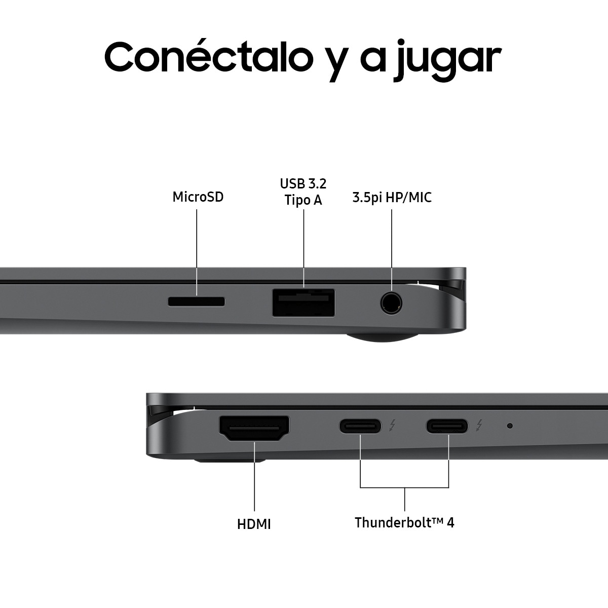 Convertible 2 en 1 Samsung Galaxy Book5 360 con S Pen, Intel Core Ultra 7-256V, 16GB, 1TB SSD, Intel Arc 140V 8GB, 15,6", W11 Gris Grafito-5