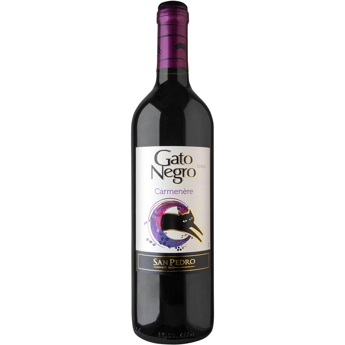 vino tinto Carmenere de Chile botella 75 cl