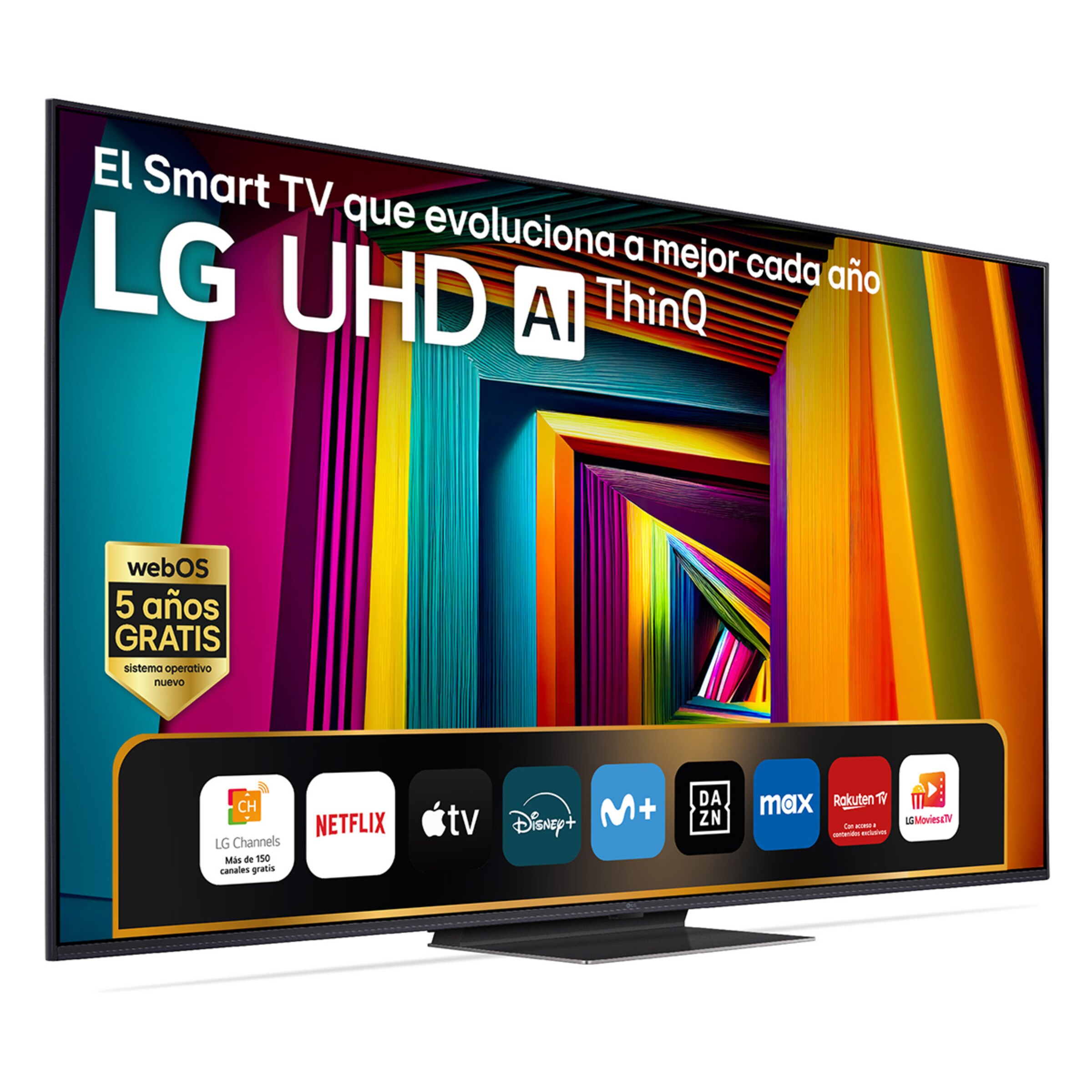 TV LED 164cm (65") LG 65UT91006LA UHD 4K con Smart TV WebOS24 (Reacondicionado Grado C) Negro / Azul-1