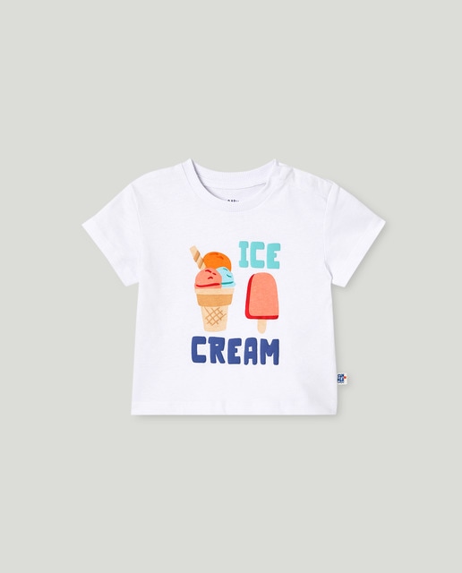 Imagem 0 de T-shirt de Bebé com Ilustração e Manga Curta