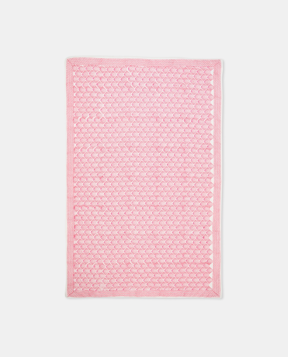 Páreo em Algodão Ecológico Rosa-3