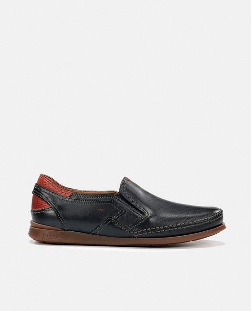 Imagen 0 de Zapatos de hombre en piel sin cordones