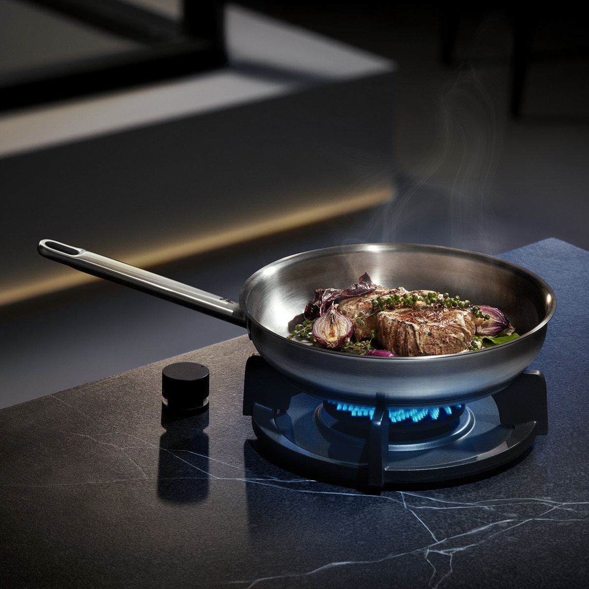 Sartén de acero inoxidable Ultimate WMF Acero-7