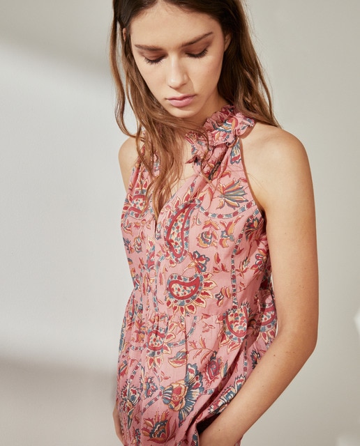 Blusa de mujer halter