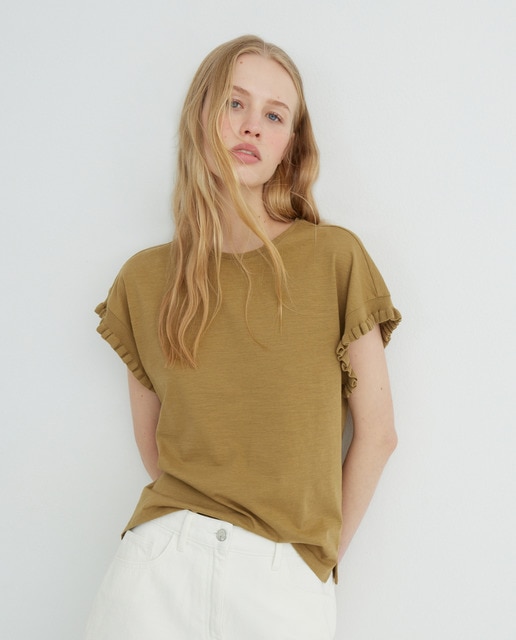 Imagen 0 de Camiseta mujer manga punto