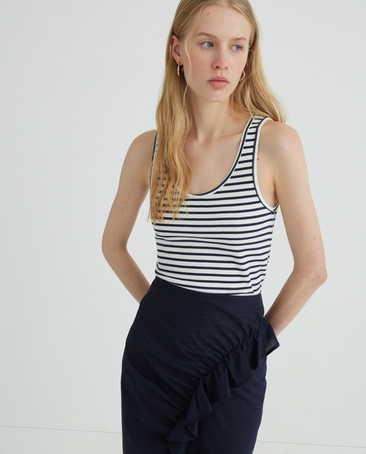 Camiseta mujer sin mangas canale
