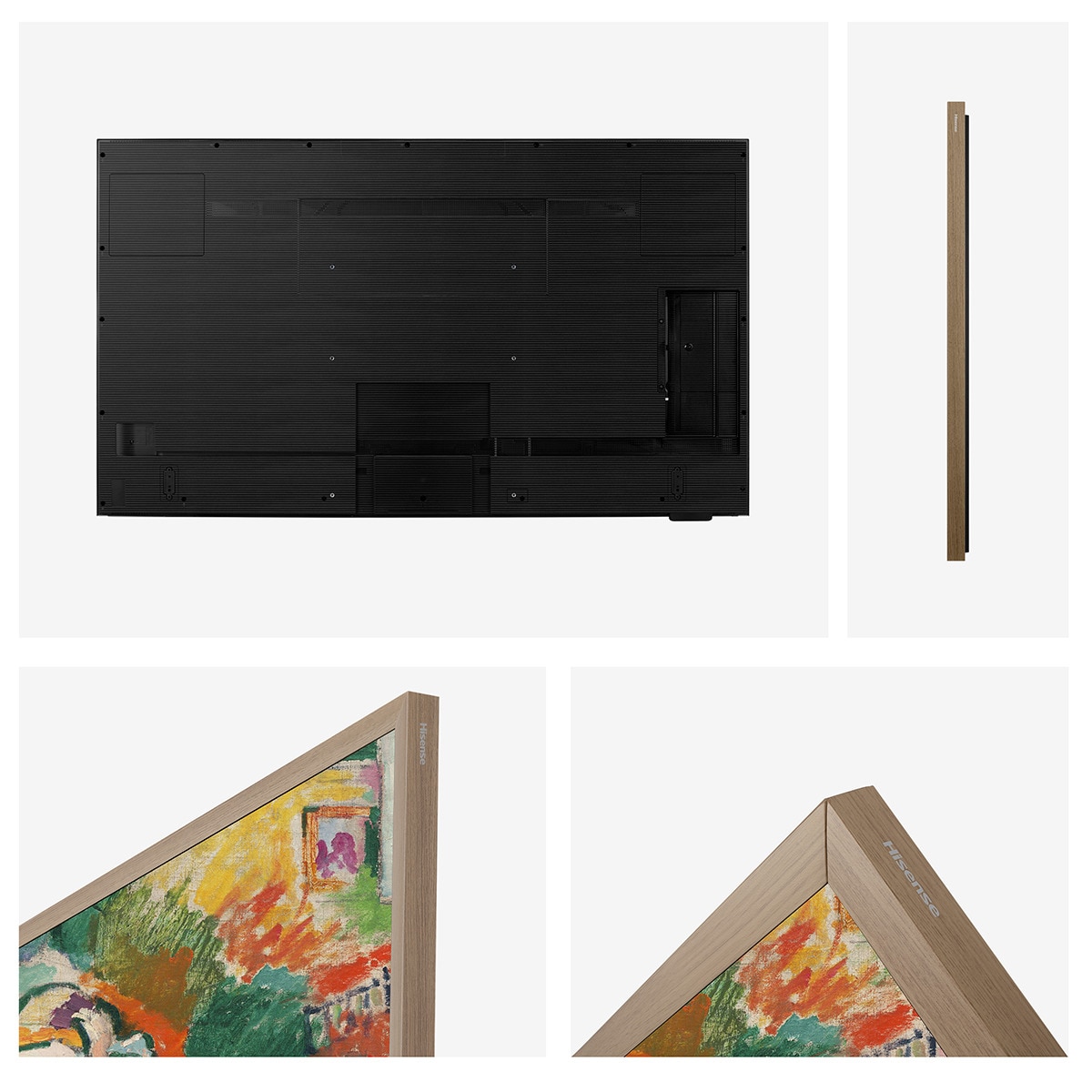TV QLED 139cm (55") Hisense 55S7NQ Canvas, UHD 4K Smart TV con IA, soporte pared incluido Teca-10