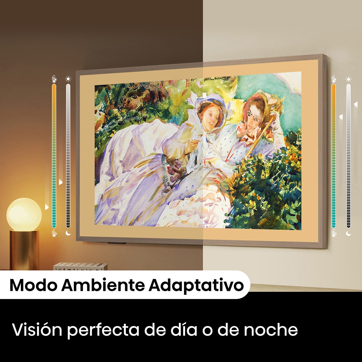TV QLED 139cm (55") Hisense 55S7NQ Canvas, UHD 4K Smart TV con IA, soporte pared incluido Teca-8