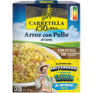 arroz con pollo al curry envase 300 g - Carretilla