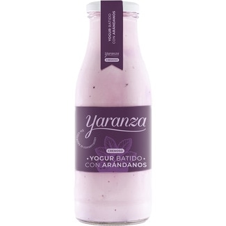 yogur batido con arándanos sin gluten botella 500 g - Yaranza