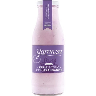 kéfir con arándanos sin gluten botella 500 g - Yaranza