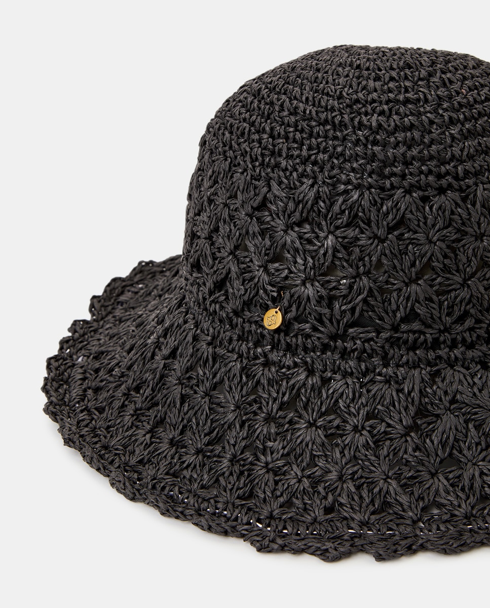 Chapéu de crochet Preto-2
