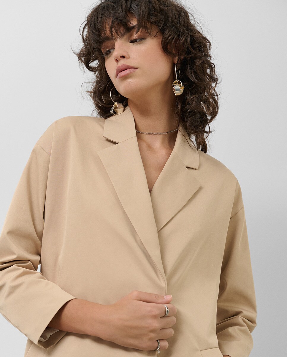 Roberto Verino Abrigo Lana Blanco Roberto Verino Abrigo Beige