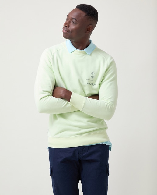 Imagen 0 de Sudadera de hombre sin capucha slim fit