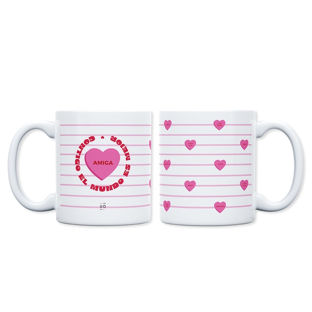 Imagen 0 de Taza UO Amiga contigo el mundo es mejor