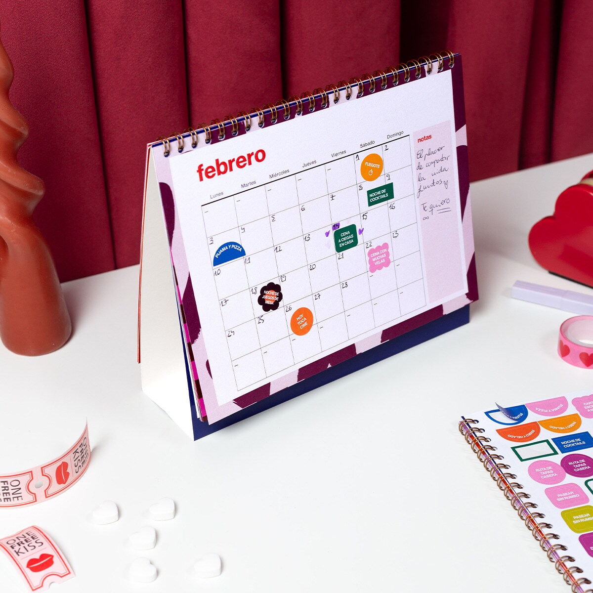 Calendario atemporal UO Cita para dos 8
