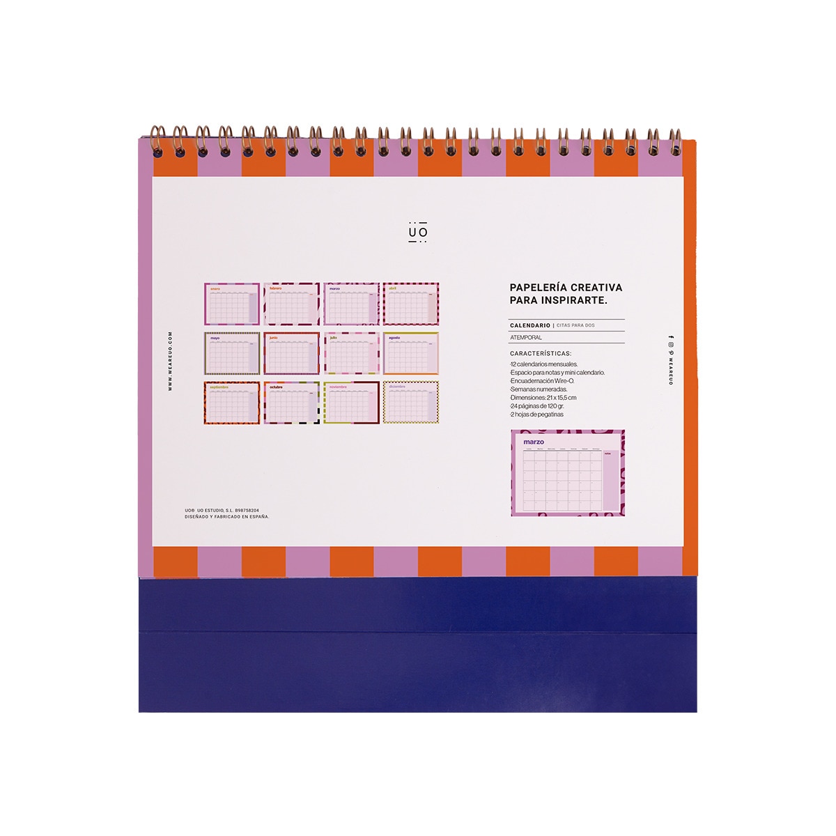 Calendario atemporal UO Cita para dos 3