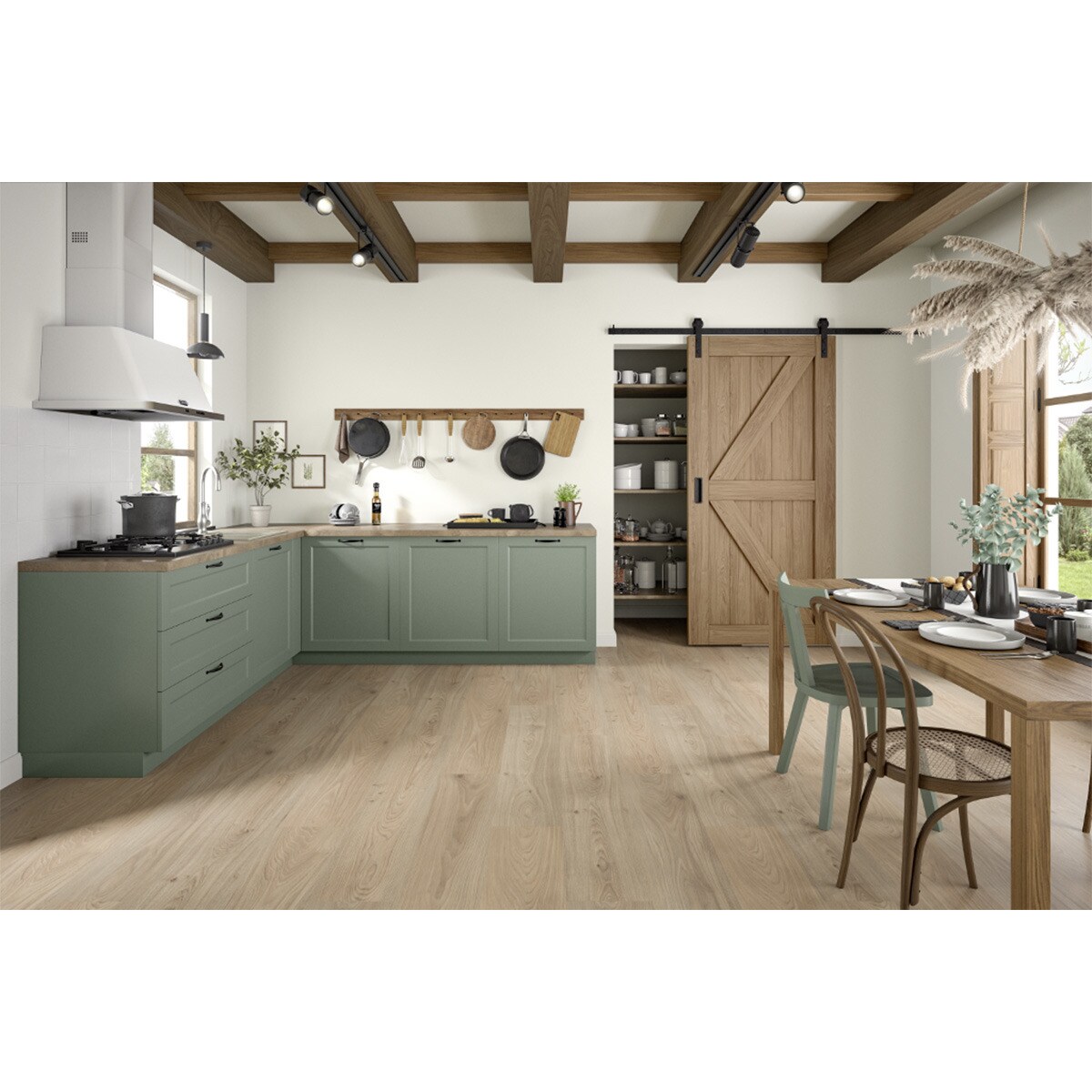 Suelo Laminado Aquadura+ 7,5/33 Roble Lana Natural EDF188 2,54 m² Roble Lana Natural-3