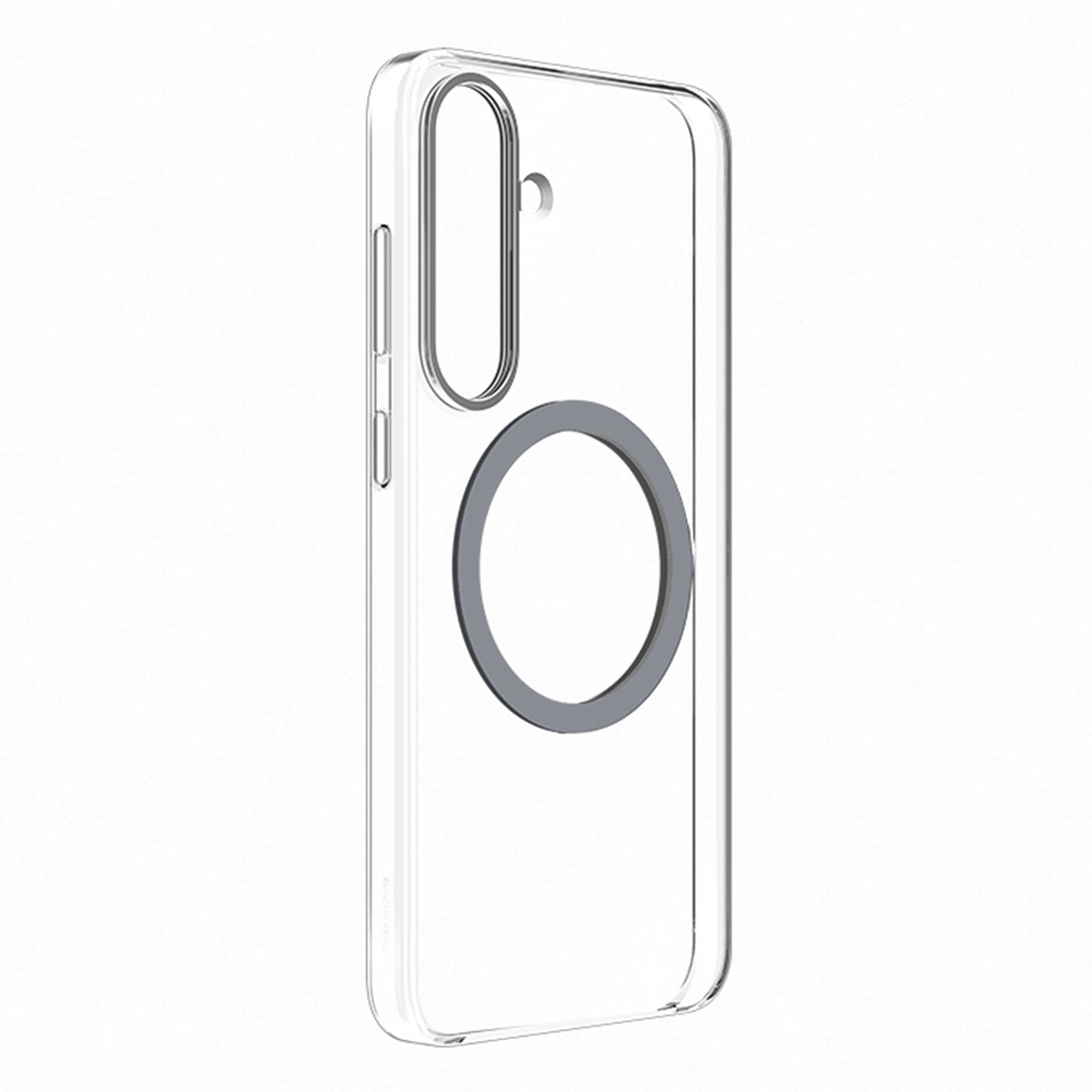 Funda transparente con soporte magnético para Samsung Galaxy S25+ Transparente-2