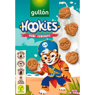 Hookies Mini Cereais Vegan embalagem 250 g - Gullón