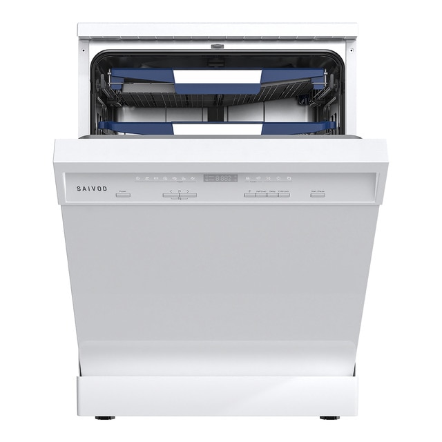 Imagem 0 de Máquina de Lavar Loiça Saivod LVC725 de 14 Conjuntos, bandeja para Talheres e de 60 cm - Branco