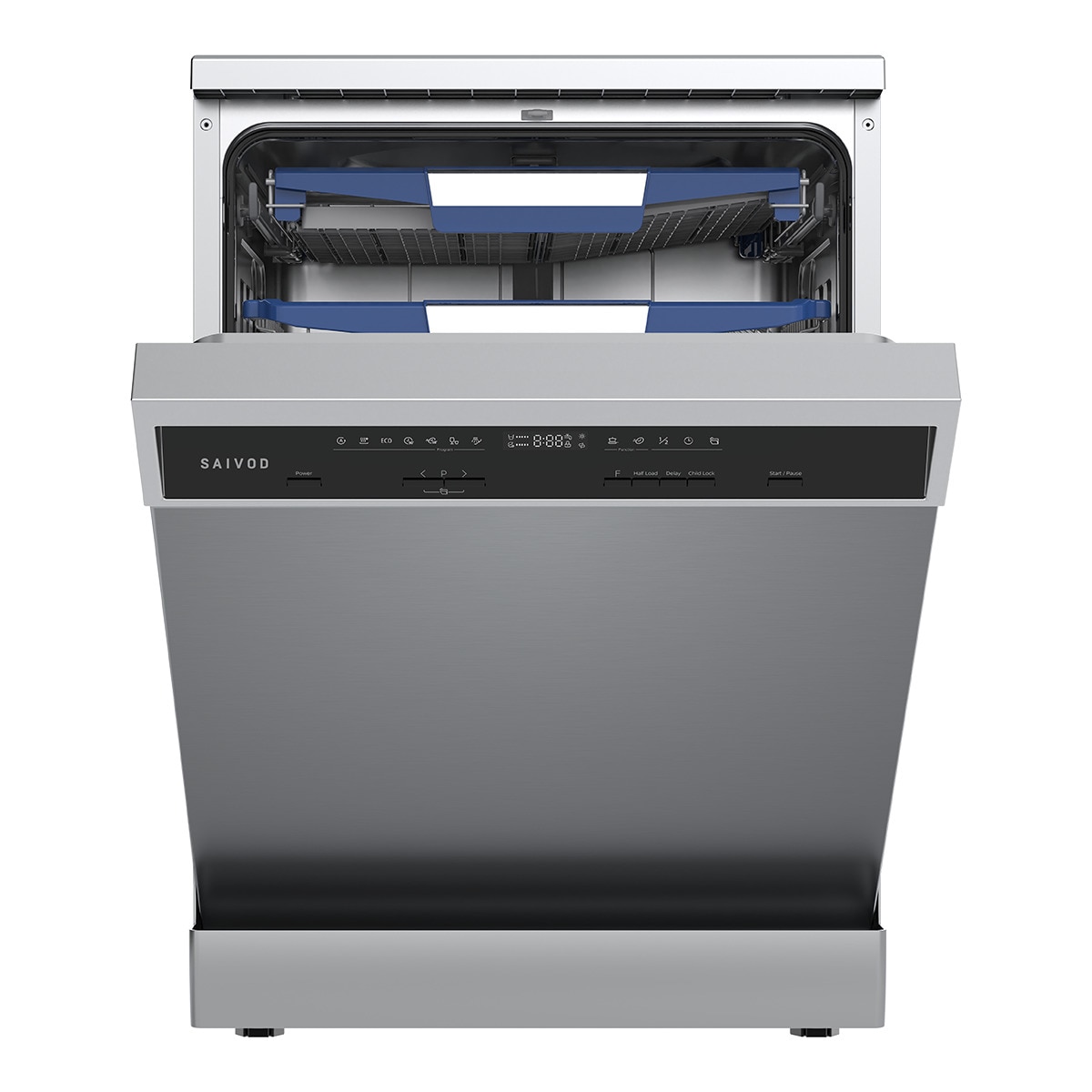 Imagen 0 de Lavavajillas Saivod 14 servicios, Bandeja para cubiertos, 60 cm - LVC725INOX