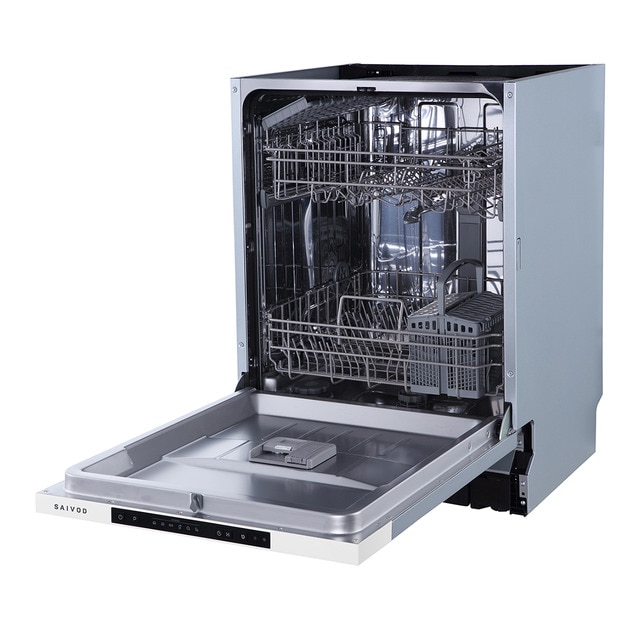 Imagem 0 de Máquina de Lavar Loiça Encastrável Saivod LVCINT625 de 12 Conjuntos, 6 Programas e de 60 cm - Branco