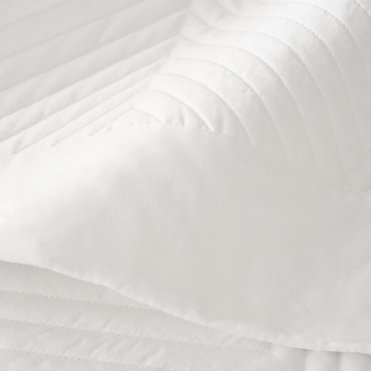 Edredão de Cetim e Algodão Egípcio Suite Branco-4