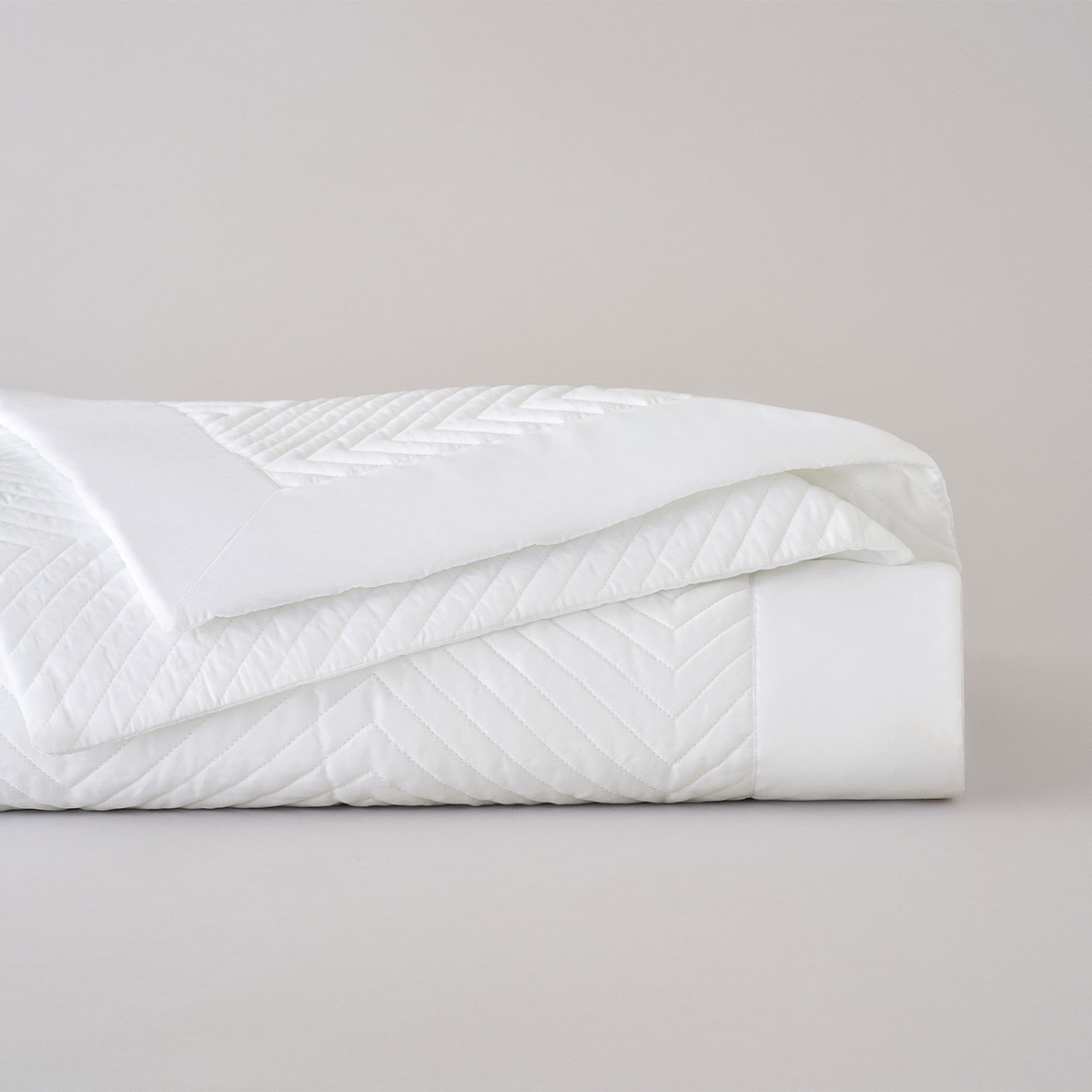 Edredão de Cetim e Algodão Egípcio Suite Branco-3