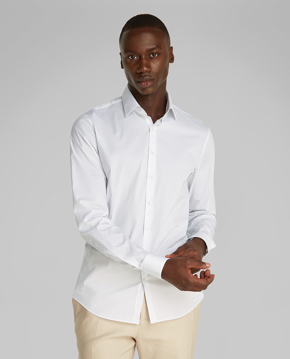 HOT Ropa Camisas Calvin Klein De Hombre Camisa De Vestir De