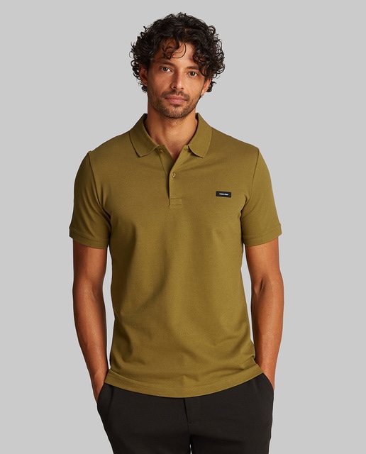 Imagen 0 de Polo slim de piqué de hombre