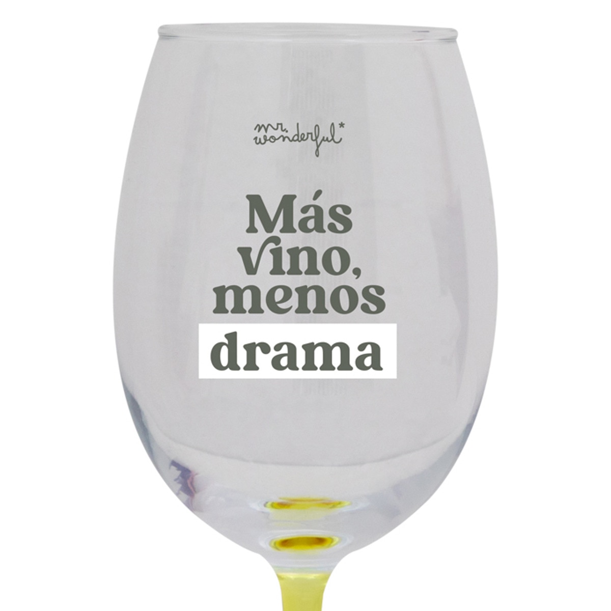 Copa de vino Mr Wonderful: Más vino, menos drama 2
