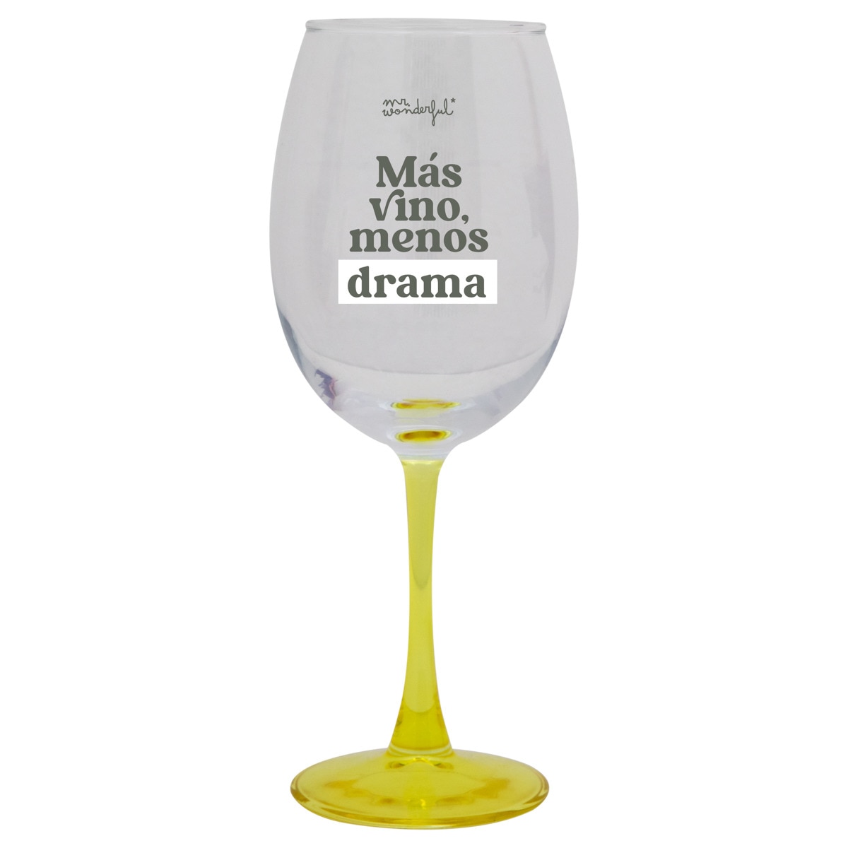 Copa de vino Mr Wonderful: Más vino, menos drama 1