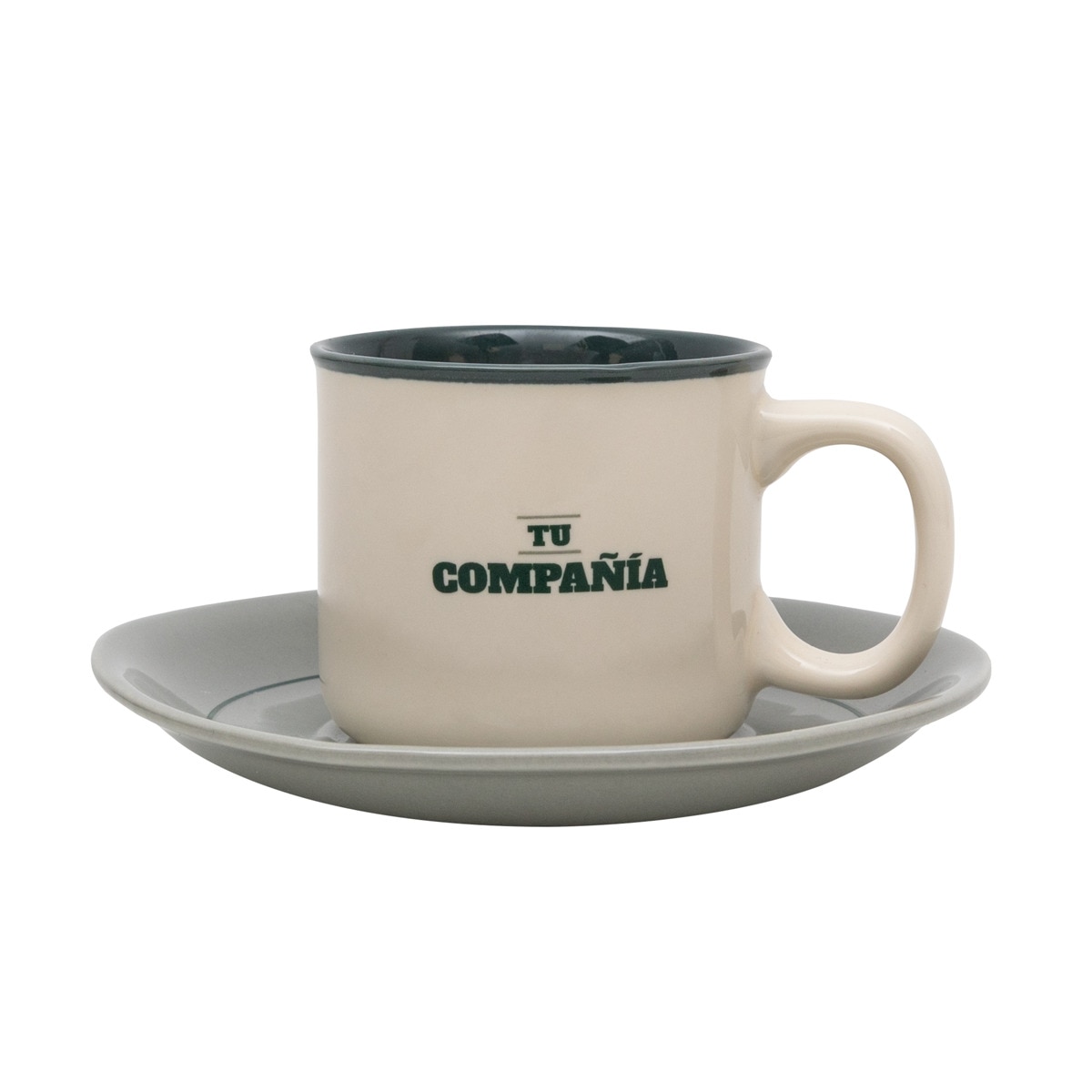 Set de 2 tazas espresso para compartir y sonreír Mr Wonderful: ¿Lo mejor del día? Tu compañía 3