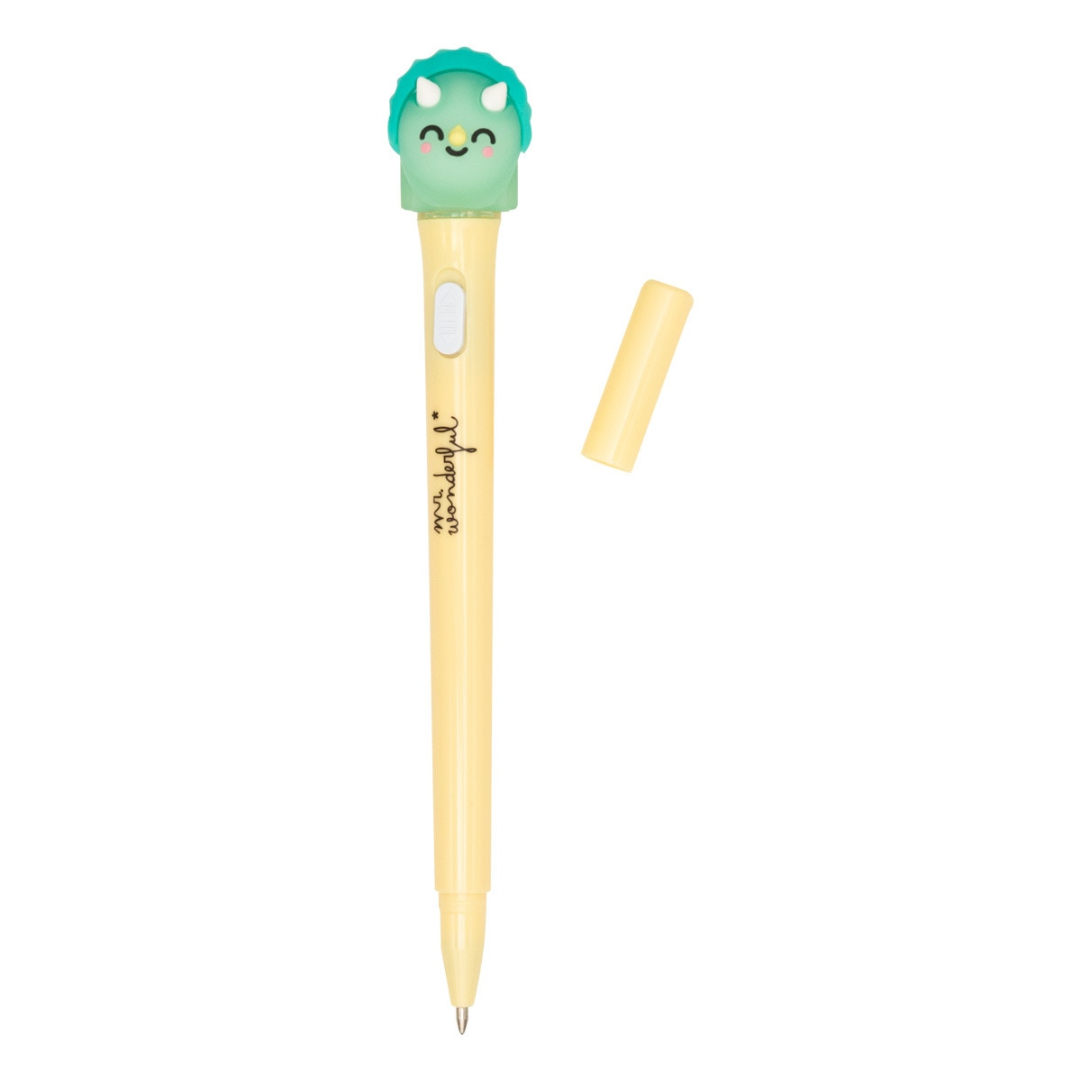 Caneta Mr Wonderful com luz: Dinossauro 2