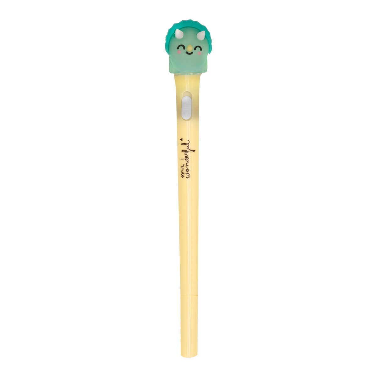 Caneta Mr Wonderful com luz: Dinossauro 1