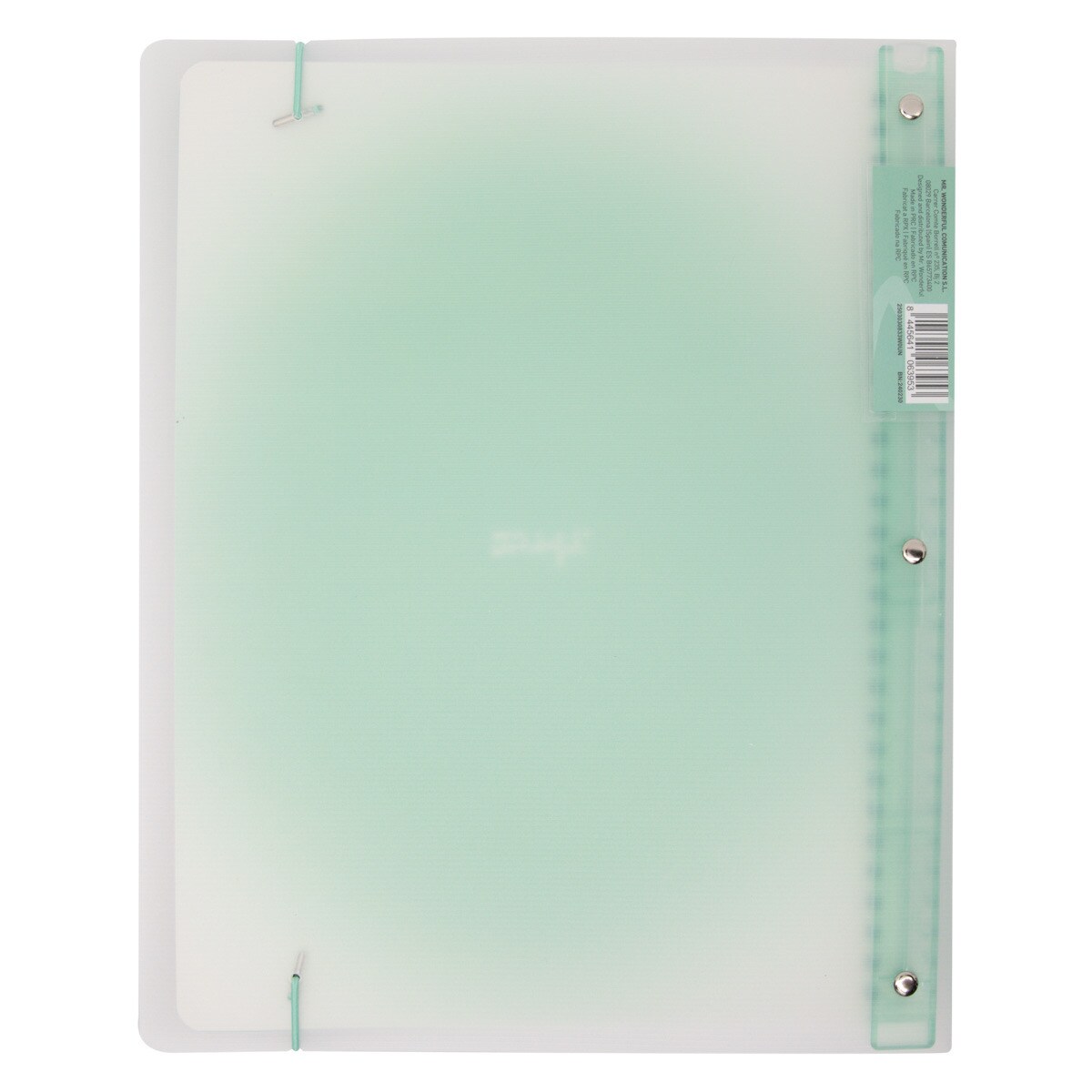 Caderno A4 transparente Mr Wonderful: Life is beautiful, cheerful, colourful, wonderful 2