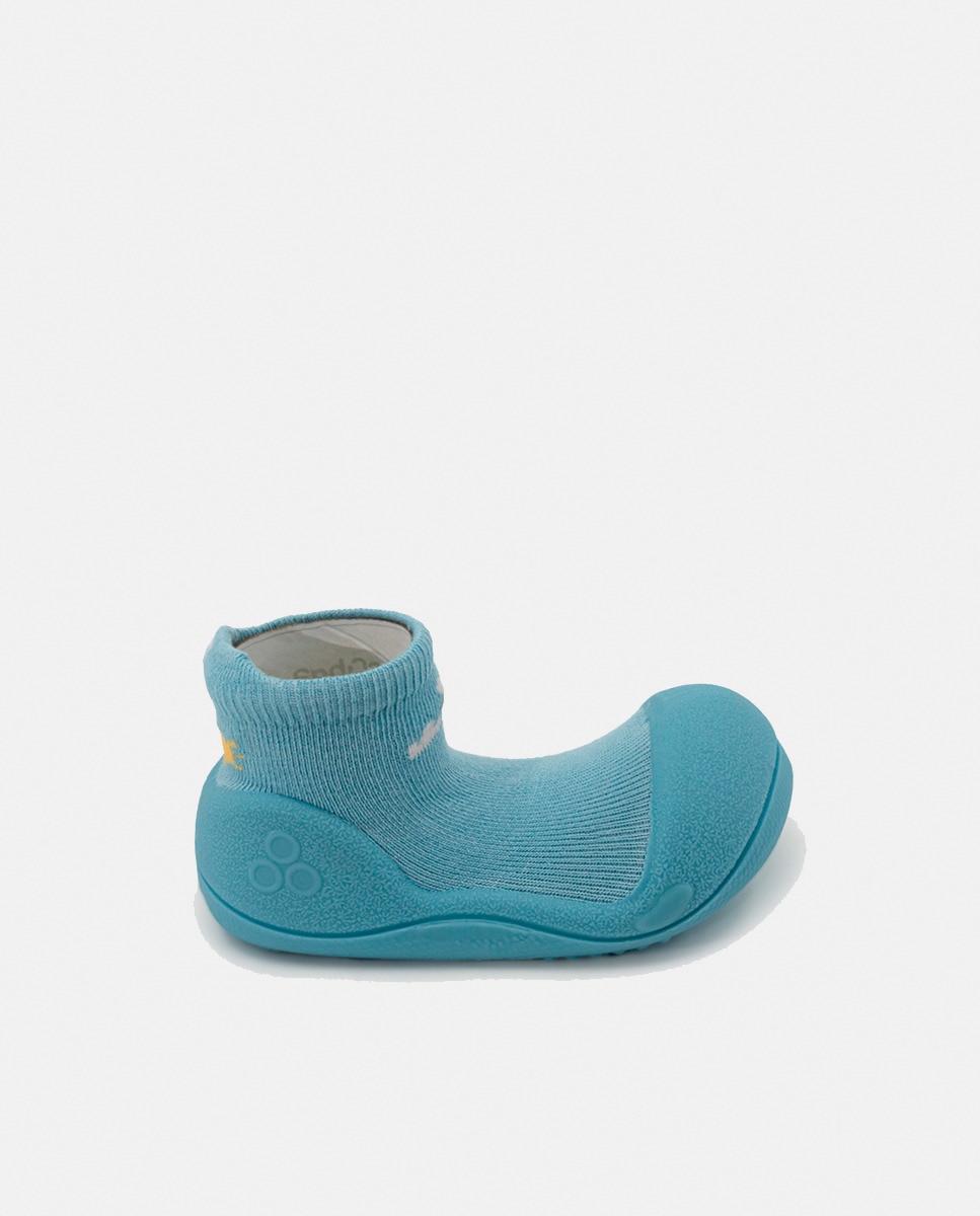 Botas de Tricot de Bebé Azul-claro-1